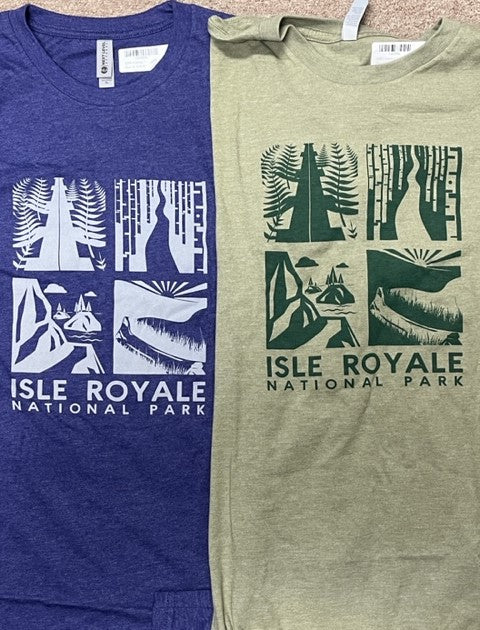 3XL Isle Royale "Habitats" T-shirt