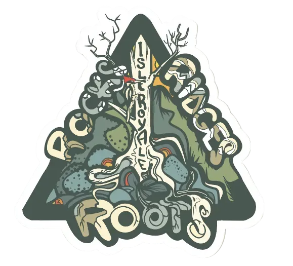 1582 - Roots, Rocks, Ridges! Sticker