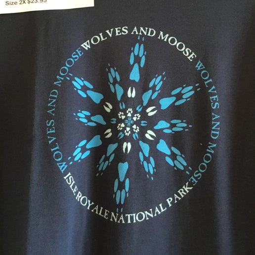 2XL Wolves & Moose Mandala Long Sleeve