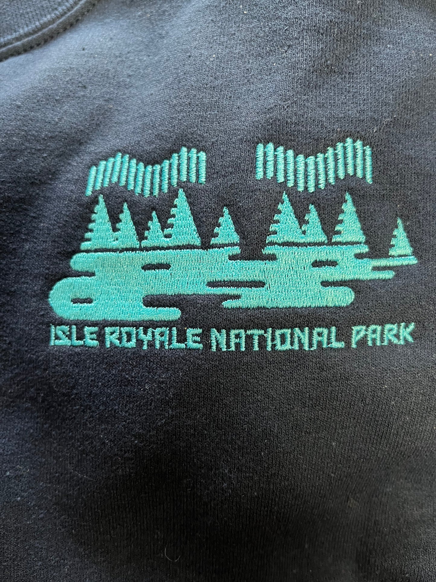 ISRO Navy embroidered Sweatshirt