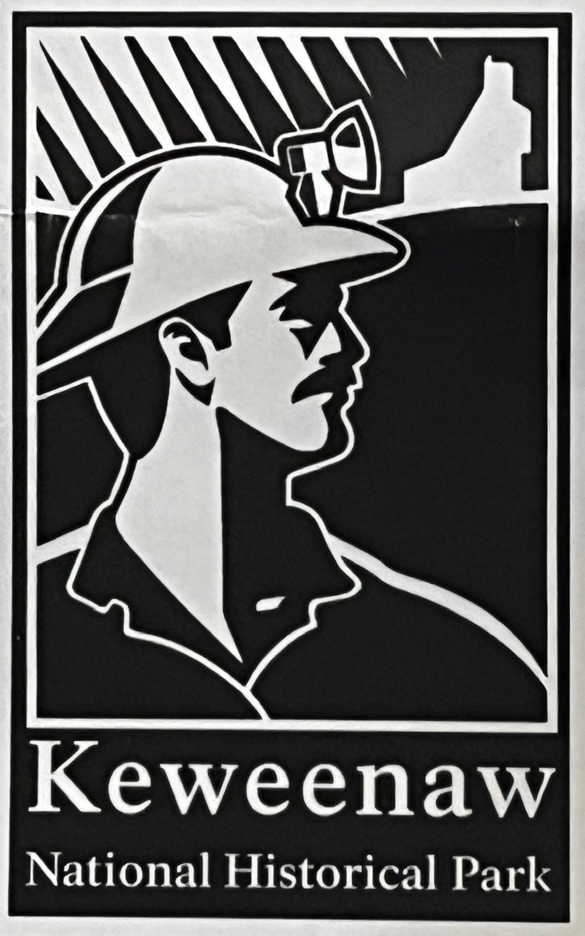 1101 - Keweenaw Miner mini-sticker