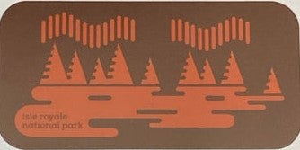 1092 Island with Trees Sticker