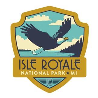 1517  ISRO Eagle emblem sticker