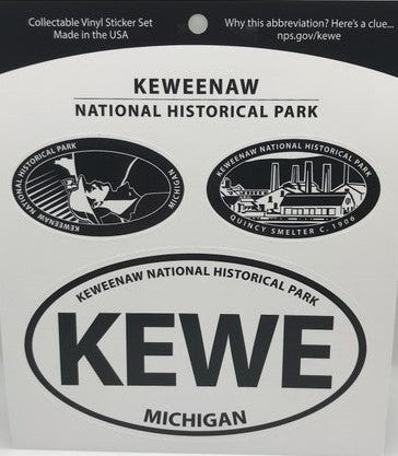 1034 Keweenaw NHP Vinyl sticker set