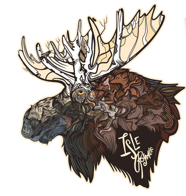 1581 - Moose Sticker