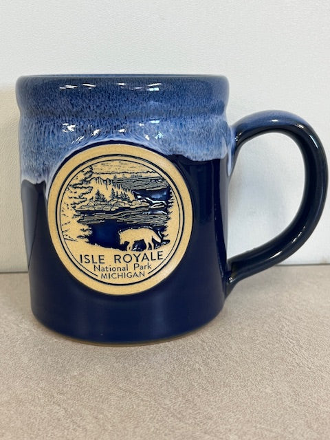 1453 Isle Royale Ceramic Mug, Navy