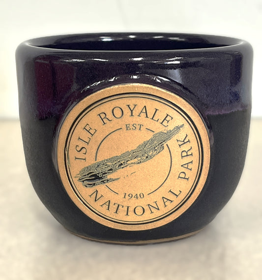 1818 Isle Royale Skol Cup, Onyx with Galaxy marbling