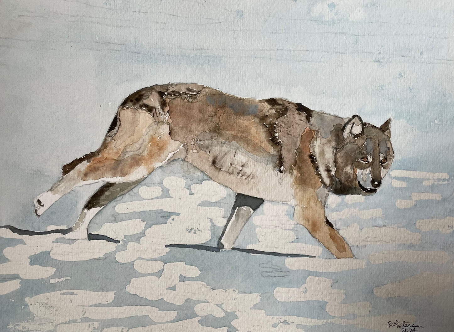 0973 Notecards with Rolf Peterson's artwork