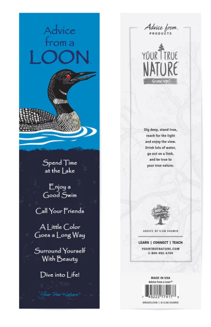 0995L Advice from a loon Bookmark