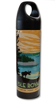 1516 Moose Retro Water bottle