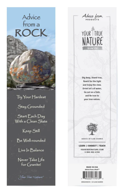 0995R Advice from a Rock Bookmark