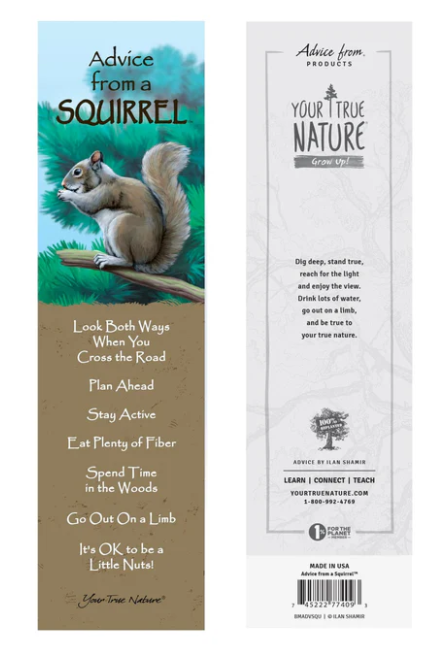 0995S Advice from a squirrel Bookmark