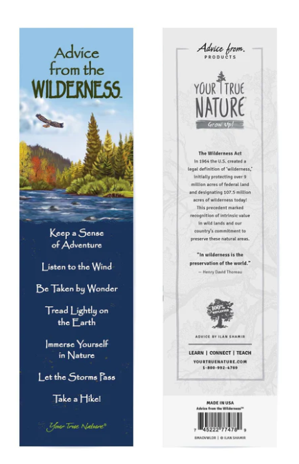 0995WI Advice from the Wilderness Bookmark